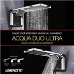 Ficha técnica e caractérísticas do produto Chuveiro Acqua Duo Ultra Branco 7800W 220V - Lorenzetti