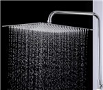 Ficha técnica e caractérísticas do produto Chuveiro Ducha Quadrada Square Slim Inox 40 X 40cm - Premierdecor