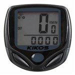 Ficha técnica e caractérísticas do produto Ciclo Computador para Bikes CCB400 Kikos - Preto