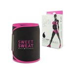 Ficha técnica e caractérísticas do produto Cinta Modeladora Neoprene Sweet Sweat Unisex Preto/Rosa