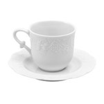 Ficha técnica e caractérísticas do produto Cj 6 Xicaras de Café Porcelana Limoges Niza 120Ml - F9-17291 - BRANCO