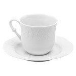 Ficha técnica e caractérísticas do produto Cj 6 Xicaras de Chá C/Pires Porcelana Limoges Niza 220Ml - F9-17290 - BRANCO