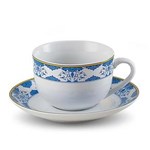Ficha técnica e caractérísticas do produto Cj. Xicara de Chá e Píres de Porcelana 220Ml Amalfi - F9-17215