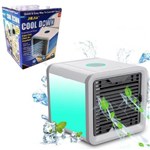 Climatizador Ar Ventilador Luminaria Agua Cool Cooler Gelado (BSL-VEN-3) - Ab Midia