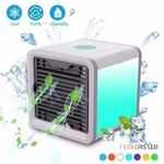 Ficha técnica e caractérísticas do produto Climatizador Ventilador Ar Luminaria Agua Cooler Cool Gelado