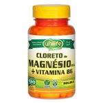 Ficha técnica e caractérísticas do produto Cloreto de Magnésio P.A + Vitamina B6 (800mg) 120 Cápsulas Vegetarianas - Sem Sabor - 800 G