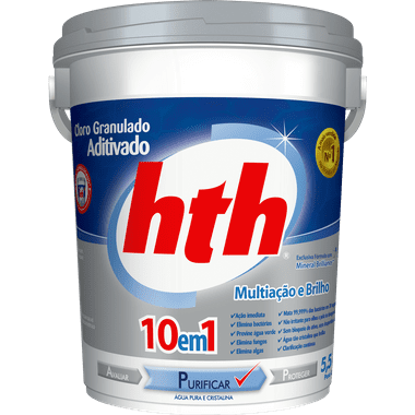 Ficha técnica e caractérísticas do produto Cloro Aditivado Mineral HTH 5,5Kg