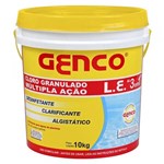 Ficha técnica e caractérísticas do produto Cloro Granulado 10kg Múltipla Ação 3 em 1 Genco L.e.