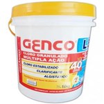 Ficha técnica e caractérísticas do produto Cloro Granulado - Genco - 3 em 1 - Balde 10 Kg