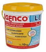 Ficha técnica e caractérísticas do produto Cloro para Piscina Estabilizado Genco 3 em 1 10 Kg