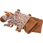 Ficha técnica e caractérísticas do produto Cobertor Animal Planet Pelúcia 3x1 Girafa