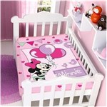 Ficha técnica e caractérísticas do produto Cobertor Berço Jolitex Infantil Disney Minnie Festa Rosa