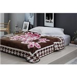 Ficha técnica e caractérísticas do produto Cobertor Casal 1,80x2,20 Raschel I/Home Design Cinta - Olivia - Corttex