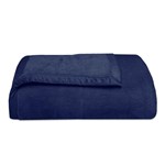 Ficha técnica e caractérísticas do produto Cobertor Casal Azul Marinho 180x220 Soft Premium - Naturalle