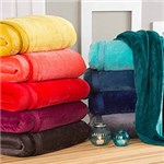 Cobertor Casal Flannel Hit com Borda em Percal - Casa & Conforto