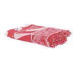 Ficha técnica e caractérísticas do produto Cobertor Casal King Vermelho com Branco 100% Algodão