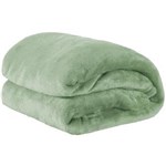 Ficha técnica e caractérísticas do produto Cobertor Casal King Manta de Microfibra 01 Peça (Toque Aveludado) - Verde