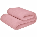 Ficha técnica e caractérísticas do produto Cobertor Casal Microfibra Liso Rosa 1,80x2,20m Camesa