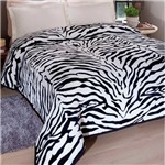 Ficha técnica e caractérísticas do produto Cobertor Casal Soft Zebra Estampado - Kyor Plus