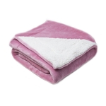 Ficha técnica e caractérísticas do produto Cobertor De Bebe Para Berço Menina Rosa 1,10x90Cm Sultan