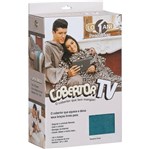 Ficha técnica e caractérísticas do produto Cobertor de Tv com Mangas Solteiro - Loani - Verde