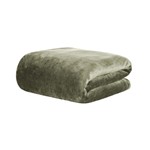 Ficha técnica e caractérísticas do produto Cobertor em Microfibra 300g Kacyumara Blanket Casal Verde Noun