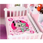 Ficha técnica e caractérísticas do produto Cobertor Infantil Raschel Disney Baby Jolitex Ternille não Alérgico 90cmx1,10m Minnie Ursin
