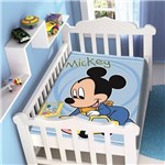 Ficha técnica e caractérísticas do produto Cobertor Jolitex- Antialérgico- Disney Mickey -Carrinho- Azul
