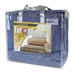 Ficha técnica e caractérísticas do produto Cobertor King Size Europa Toque de Luxo 240 X 250cm - Índigo