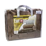 Ficha técnica e caractérísticas do produto Cobertor Casal Europa Toque de Luxo 180 X 240cm - Marrom