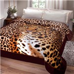 Ficha técnica e caractérísticas do produto Cobertor Kyor Plus Leopardo Casal 1,80x2,20m - Jolitex