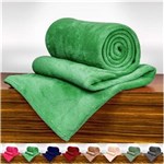 Ficha técnica e caractérísticas do produto Cobertor / Manta de Microfibra Casal - Andreza Verde