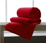 Ficha técnica e caractérísticas do produto Cobertor Manta de Microfibra King 2,20x2,40m Corttex Vermelho
