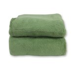 Ficha técnica e caractérísticas do produto Cobertor Manta Microfibra Berço Verde - LA