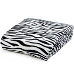 Cobertor Manta Microfibra Casal Padrão Zebra - LE