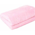 Cobertor Manta Microfibra Casal Rosa Claro 180 X 220 Cm