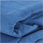 Ficha técnica e caractérísticas do produto Cobertor Manta Microfibra Casal Padrão Azul - LE