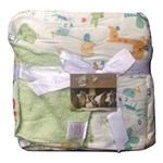 Ficha técnica e caractérísticas do produto Cobertor/manta - Verde Letras Bebê Infantil Antialérgica