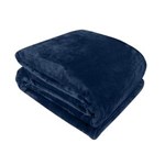 Ficha técnica e caractérísticas do produto Cobertor Naturalle Fashion Super Soft Solteiro - Gramatura: 300g/m² Marinho - Azul Marinho