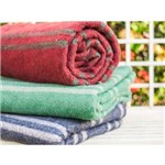 Ficha técnica e caractérísticas do produto Cobertor Popular Casal Listrado Doação 180 X 210 Cm