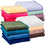 Ficha técnica e caractérísticas do produto Cobertor Queen Fleece Soft Class Liso - Casa & Conforto