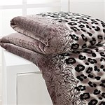 Ficha técnica e caractérísticas do produto Cobertor Casal Onça - Casa & Conforto