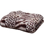 Ficha técnica e caractérísticas do produto Cobertor Queen Raschel África - Casa & Conforto