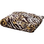 Ficha técnica e caractérísticas do produto Cobertor Queen Raschel Leopardo - Casa & Conforto