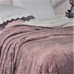 Ficha técnica e caractérísticas do produto Cobertor Queen Sherpa Soft Flannel Rose Vermont