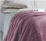 Ficha técnica e caractérísticas do produto Cobertor Queen Soft Flannel 2,40 X 2,20 Rozac Vermont Sherpa Rosê