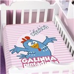Ficha técnica e caractérísticas do produto Cobertor Raschel Galinha Pintadinha Cantora Rosa – Jolitex