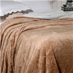 Ficha técnica e caractérísticas do produto Cobertor Soft Flannel Queen Vermont Sherpa Khaki - 100% Poliéster - Inter Home - Rozac