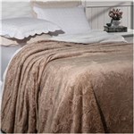 Ficha técnica e caractérísticas do produto Cobertor Soft Flannel /Sherpa Queen Vermont Rozac Bege