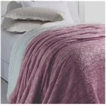 Ficha técnica e caractérísticas do produto Cobertor Soft Flannel /Sherpa Queen Vermont Rozac Rose